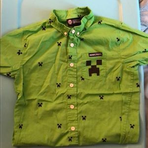 Minecraft Button Down